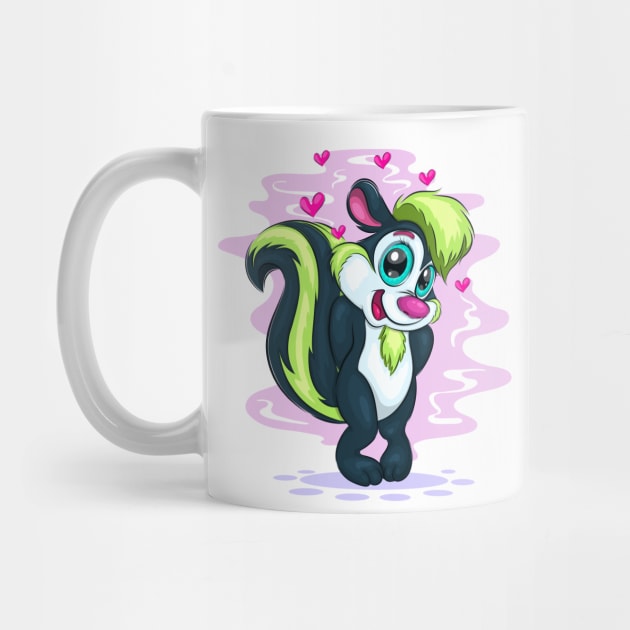 Cartoon Shy Skunk by AndreKENO